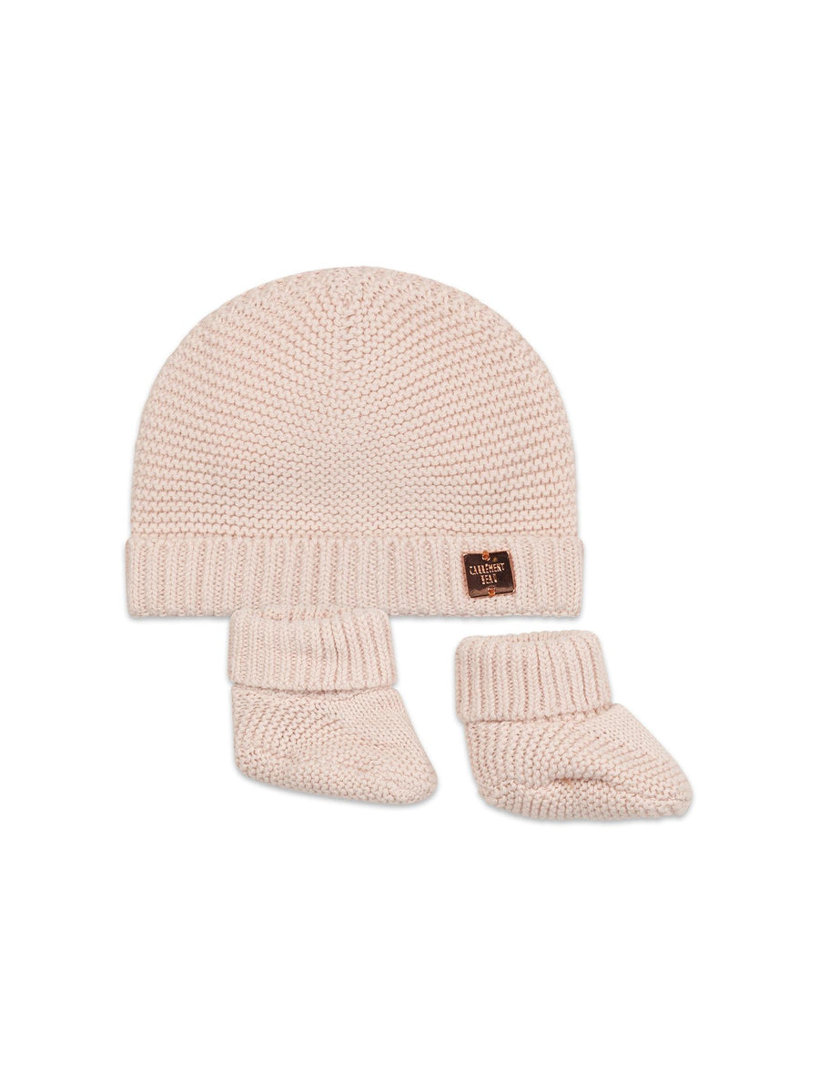 Cappello e babbucce rosa Y98215 ALBICOCCA Carrement Beau 