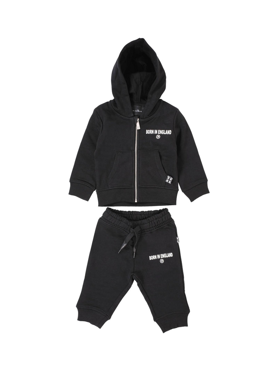 Completo John Richmond nero con cappuccio RIA24036CF BLK John Richmond 