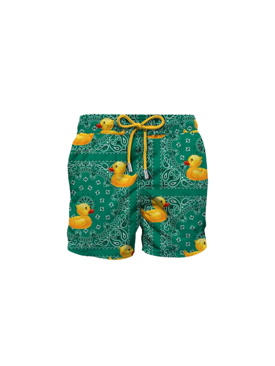 Costume MC2 Saint Barth "Gustavia" verde stampa papere GUS0001 05232H MC2 SAINT BARTH 