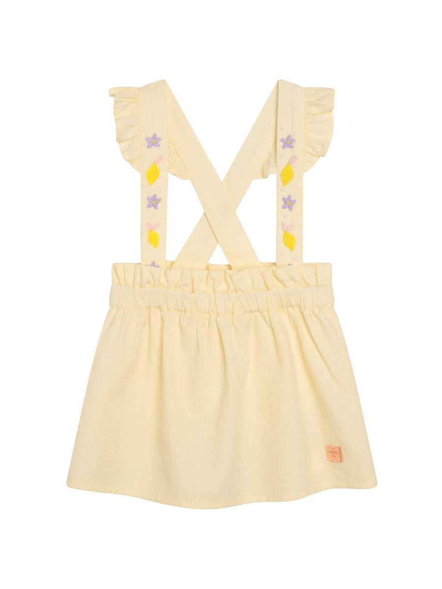 Gonna con bretelle gialla Y03003 GIALLO Carrement Beau 