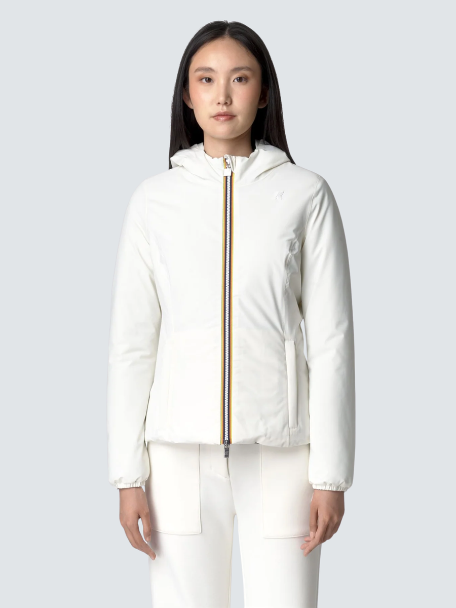 Giubbino "Lily St Warm Reversibile" K-Way bianco K6128TW ALF K-WAY 