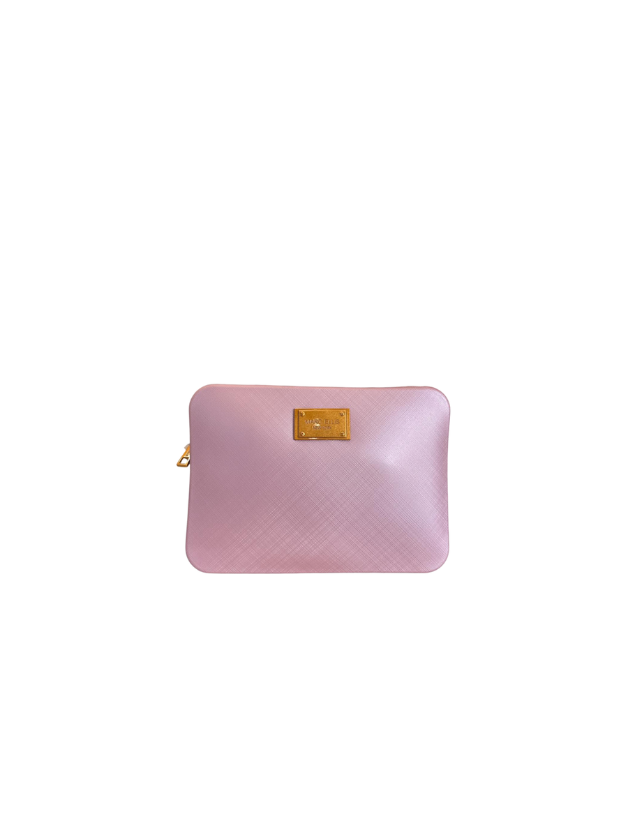 Borsa "Flat Flowe" Marc Ellis rosa FLATFLOWE ASH ROSE / RAME Marc Ellis 