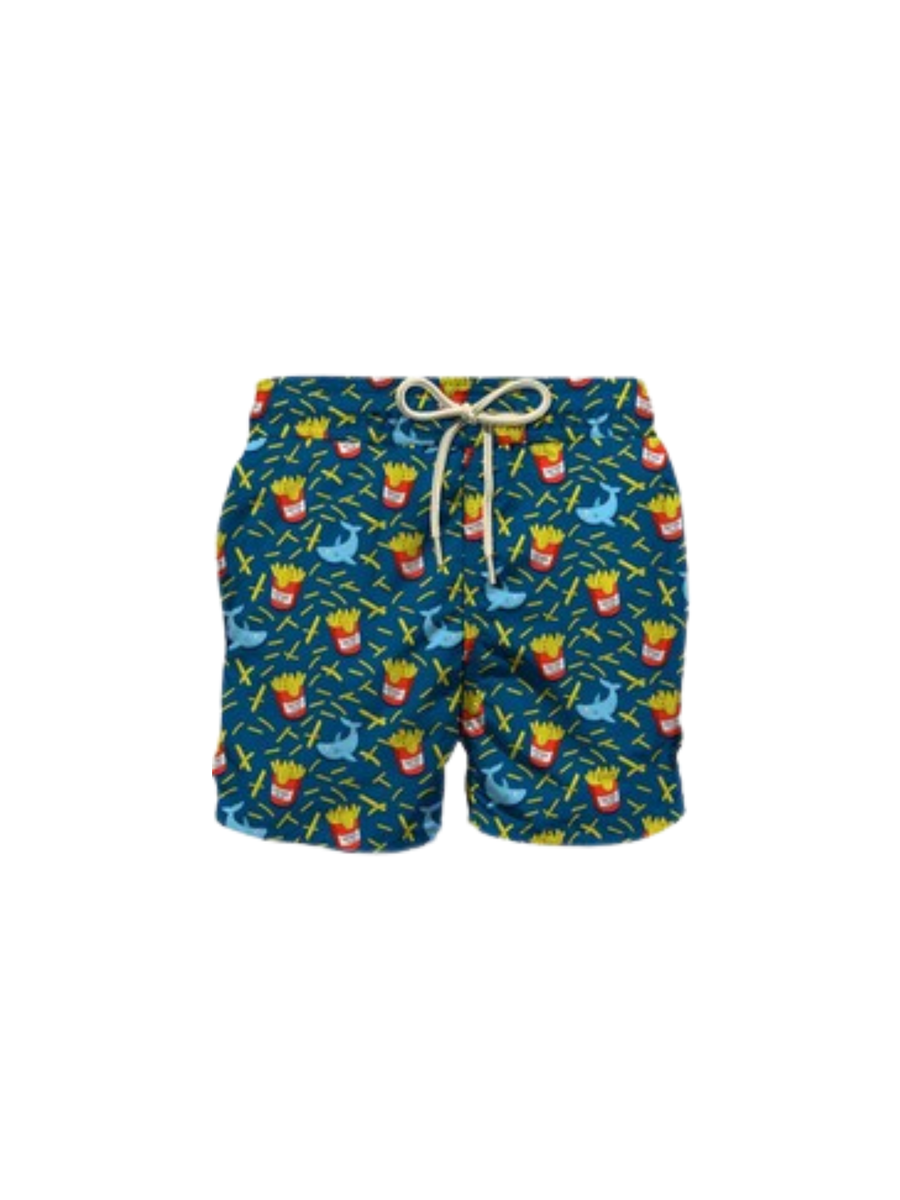 Costume MC2 Saint Barth "Jean lighting" blu stampa patatine JEA0004 03610H MC2 SAINT BARTH 