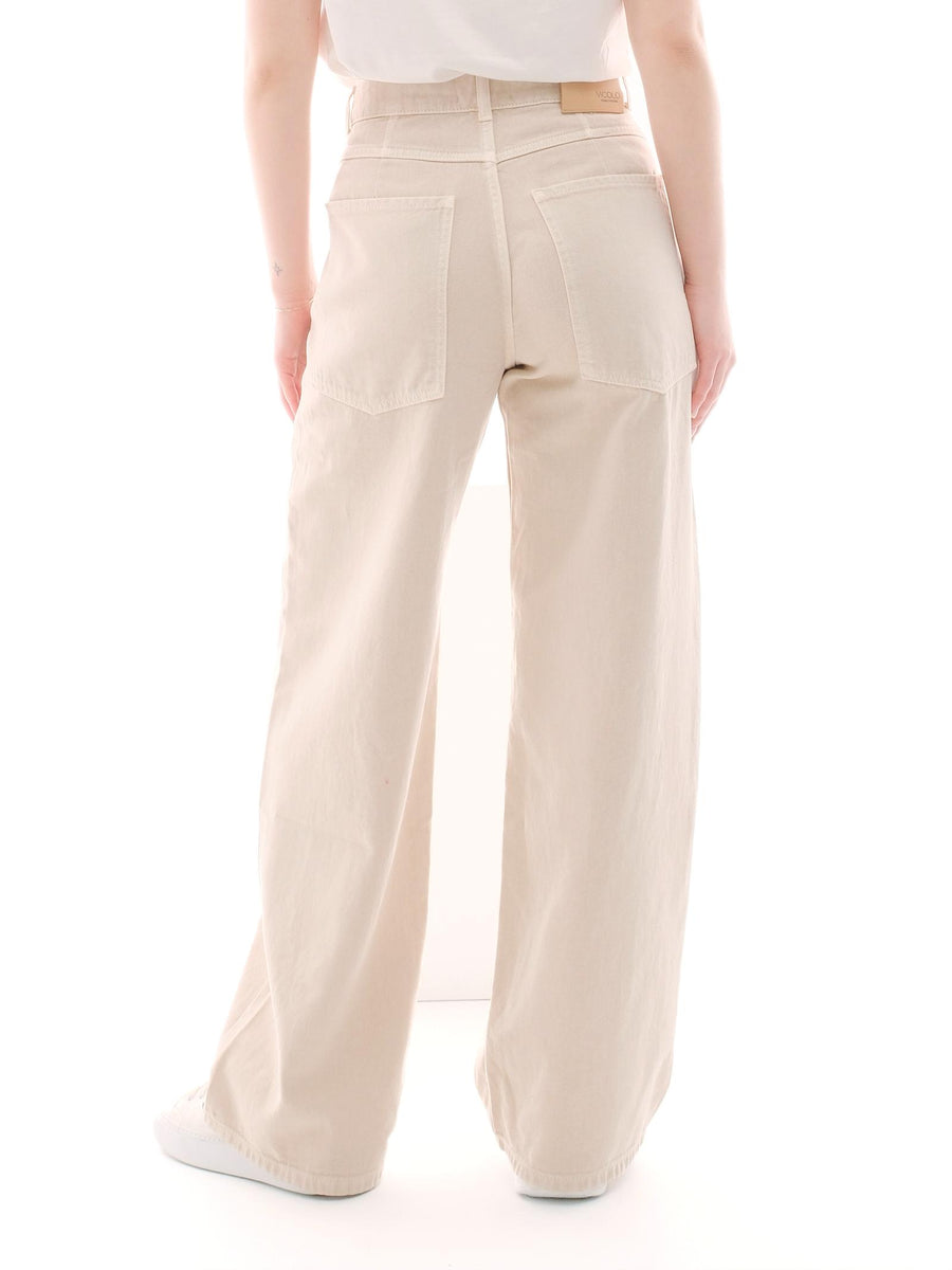 Jeans "mia" Vicolo beige relaxed DD5145 BEIGE Vicolo 