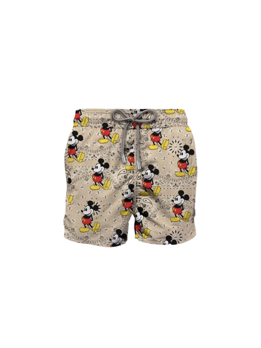 Costume MC2 Saint Barth "Gustavia" beige stampa Mickey Mouse GUS0001 03010H MC2 SAINT BARTH 
