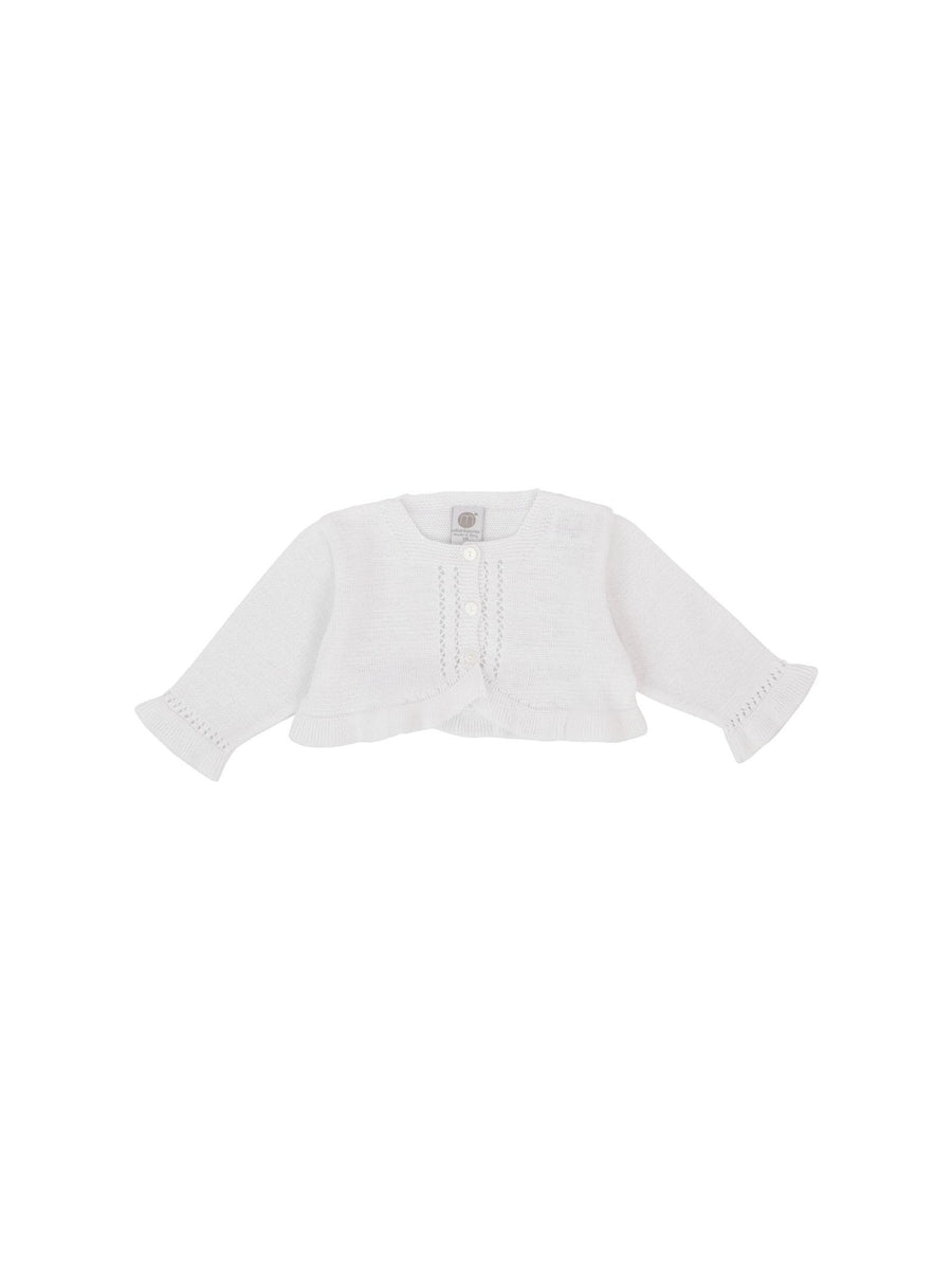 Coprispalle in filo bianco EM83145 C1 Marlù 