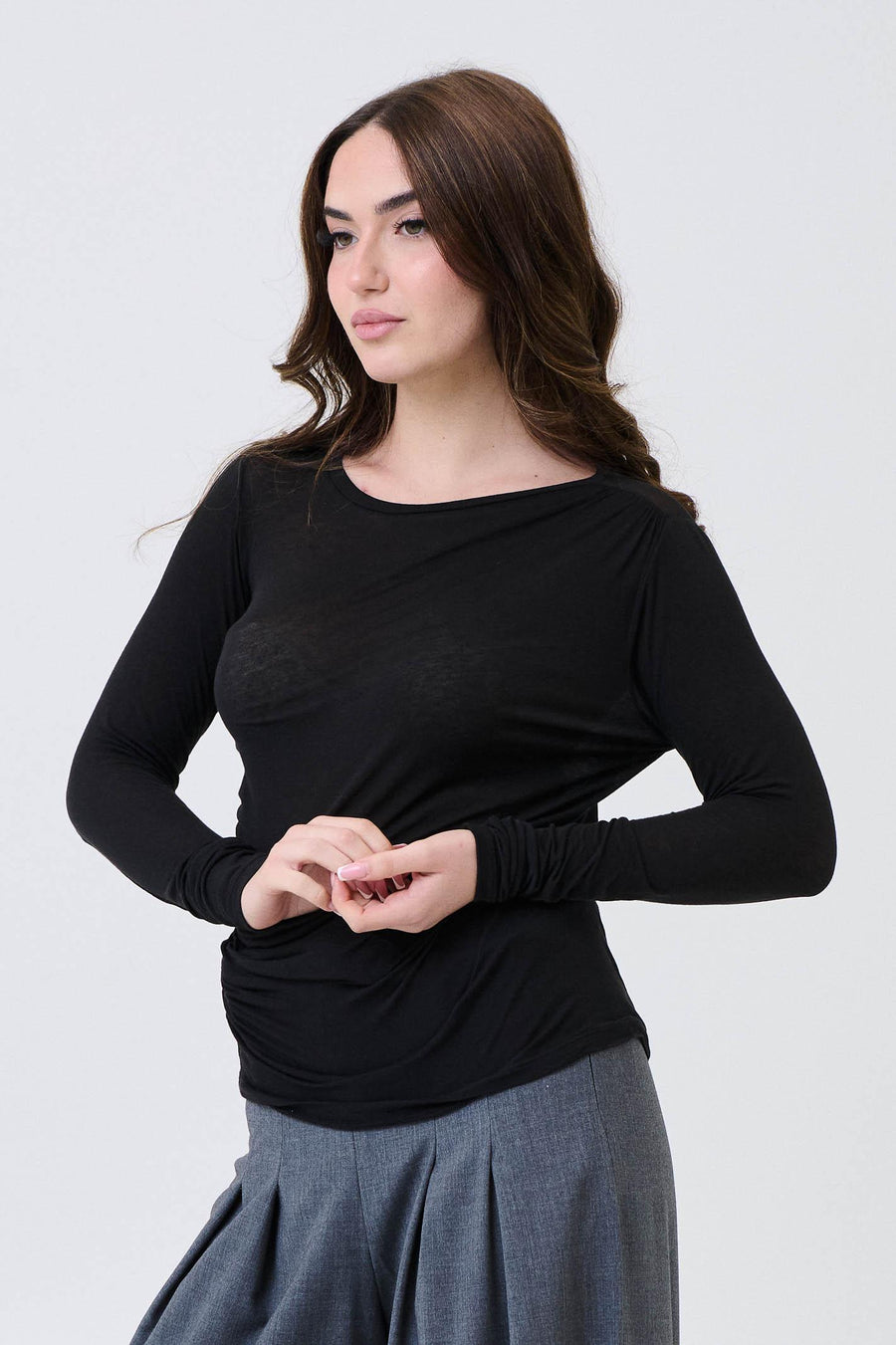 Maglia con drappeggio Armoire nero 25679 NERO Armoire 