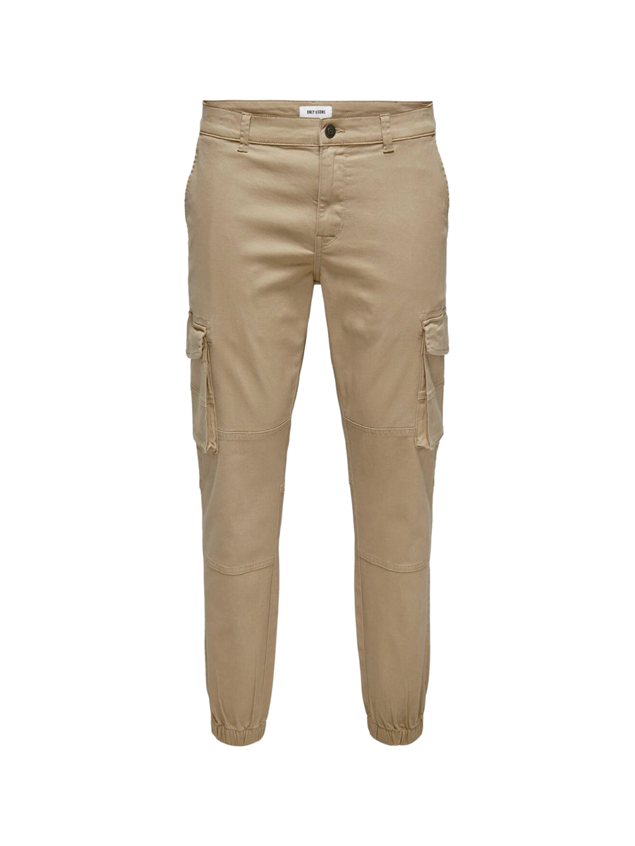 Pantalone cargo carter Only & Sons beige 22028434 CHINC Only & Sons 