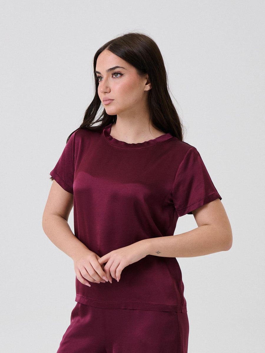 T-Shirt satinata Armoire vinaccio C821B97Q VINBRULE Armoire 