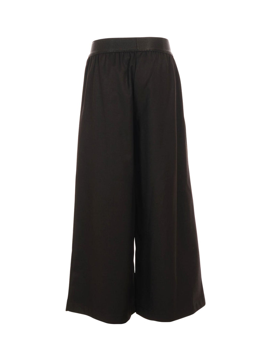 Pantalone a palazzo John Richmond nero con logo in vita RGA25216PA BLACK John Richmond 