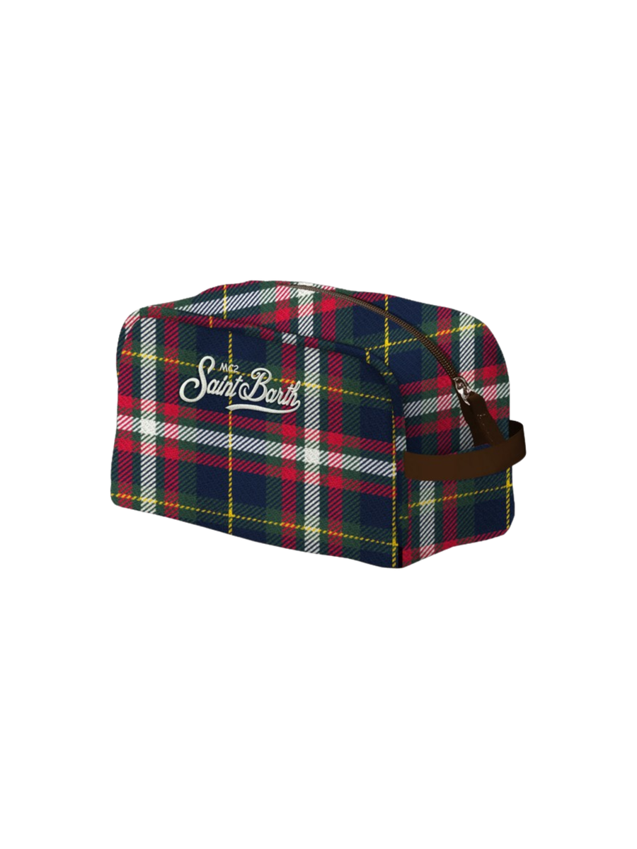 Beauty case "tartan maxi 51" Saint Barth con intarsi gialli WES0002 00514G MC2 SAINT BARTH 