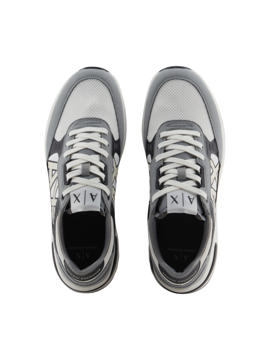 Sneakers dusseldorf Armani Exchange grigio e bianco XUX090XV276 U665 Armani Exchange 
