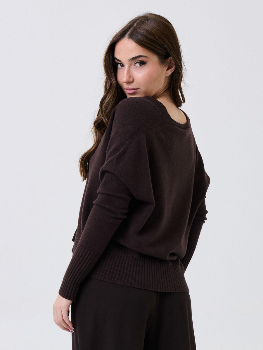 Cardigan Armoire moro con bottoni dorati IT1415 MORO Armoire 