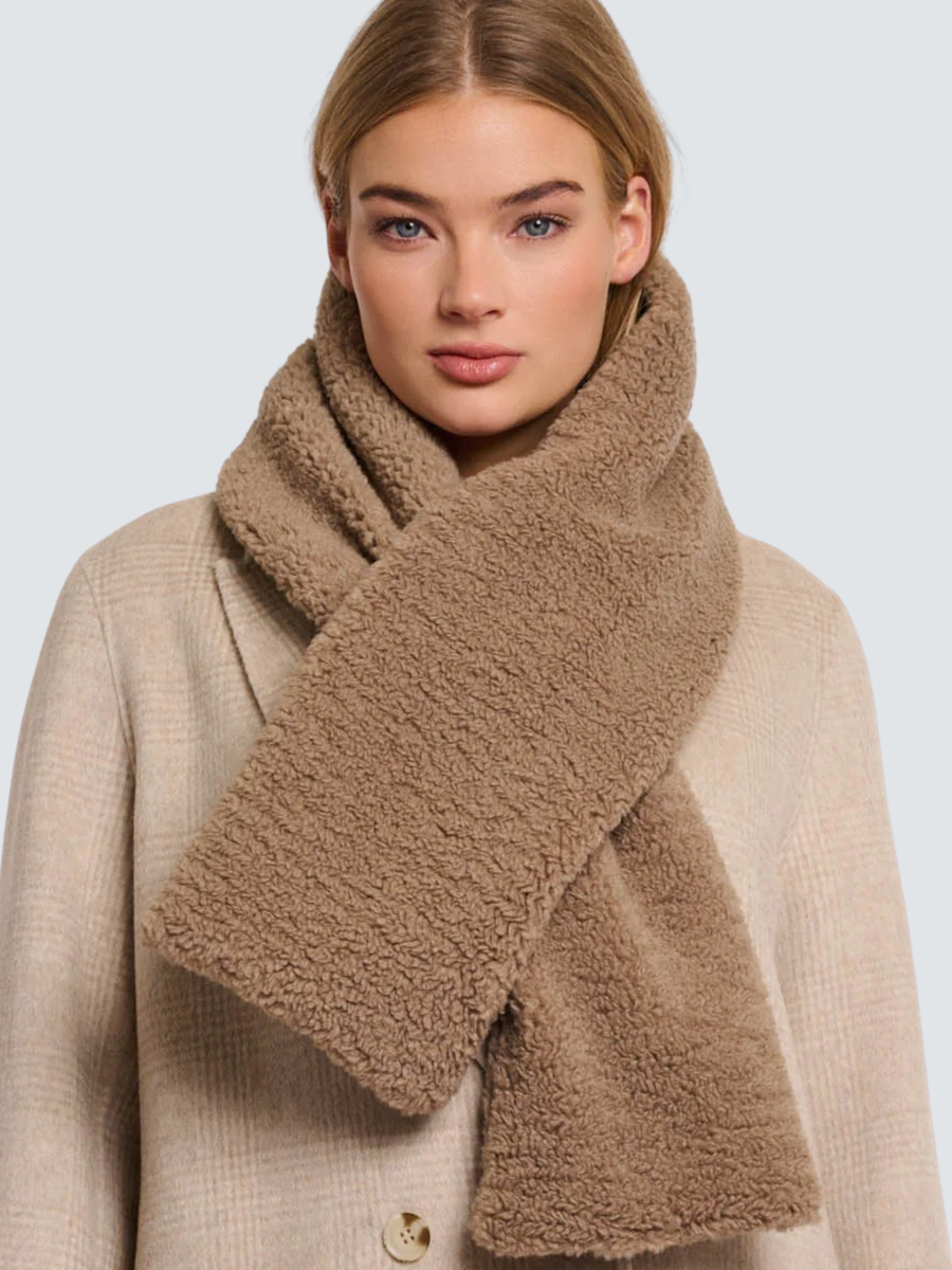 Sciarpa "Asho teddy" Rino & Pelle marrone Asho.7002512 Toffee Rino & Pelle 