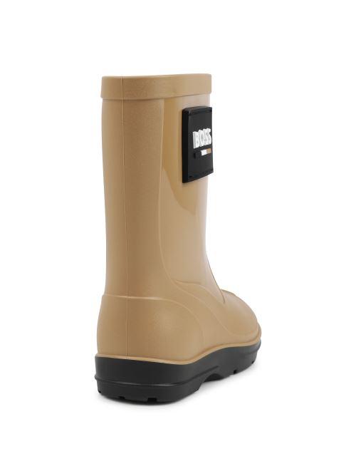 Stivali Boss antipioggia beige e neri J51338 269 Boss 