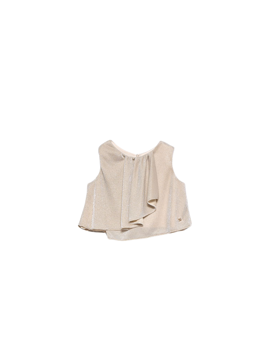 Top Abel & Lula beige con drappeggio 5149 DOR Abel & Lula 