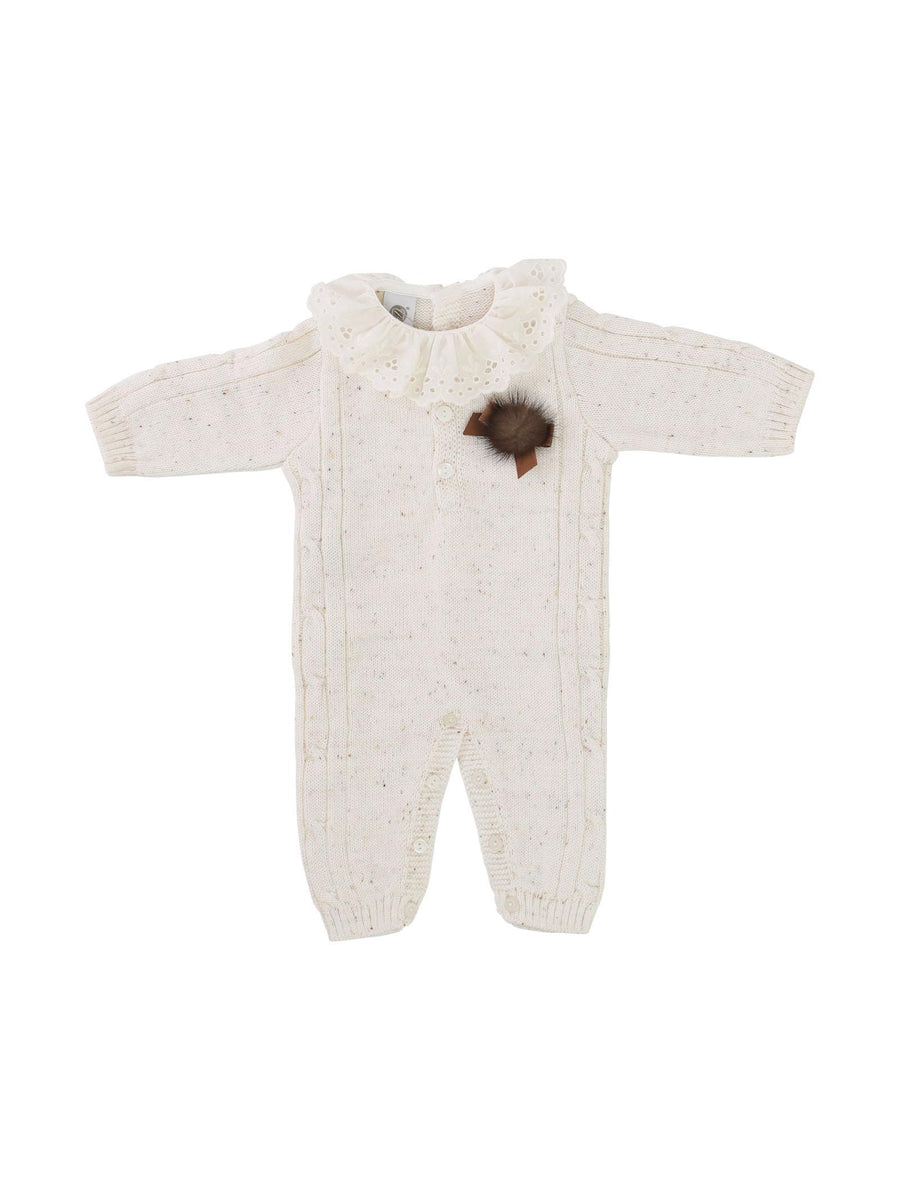 Tutina vaniglia con colletto IF2910 C2160 Marlù 