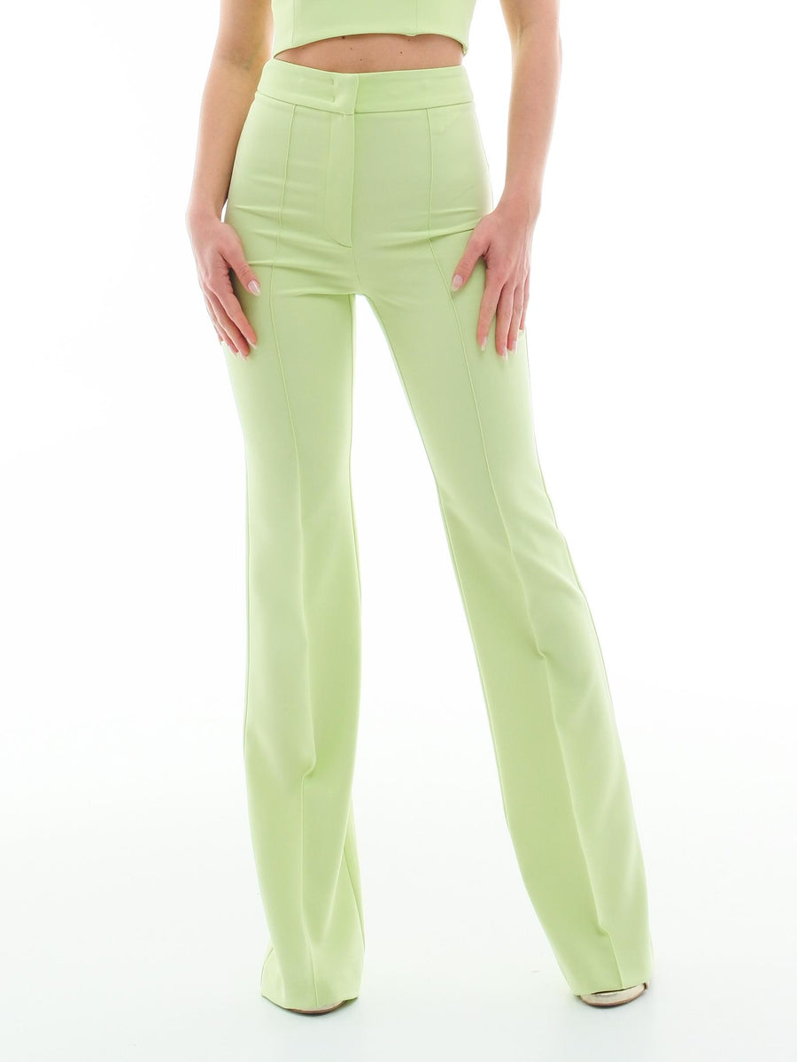 Pantalone flare Silence Limited verde light PA291B LIGHTGREEN Silence Limited 