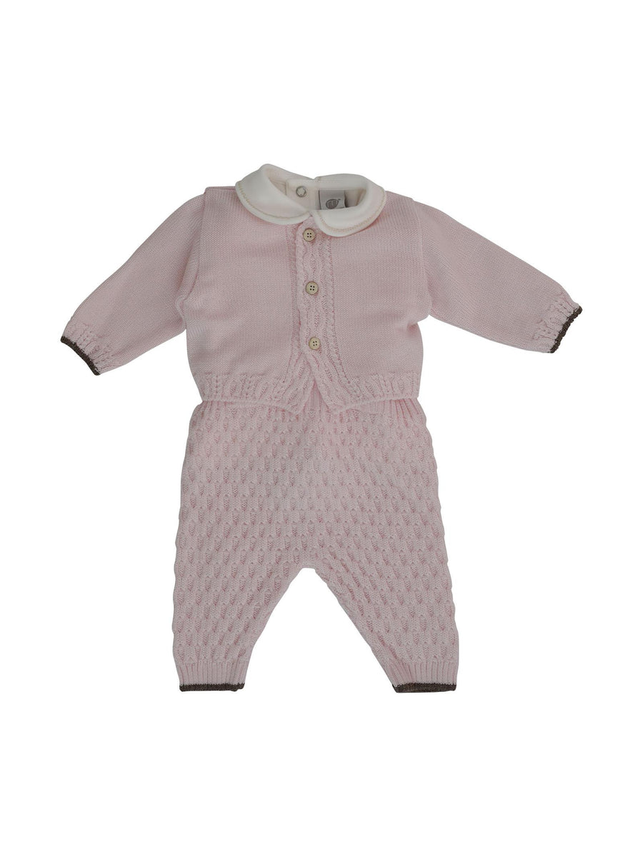 Completo tre pezzi rosa cacao IF5260L 316 Marlù 