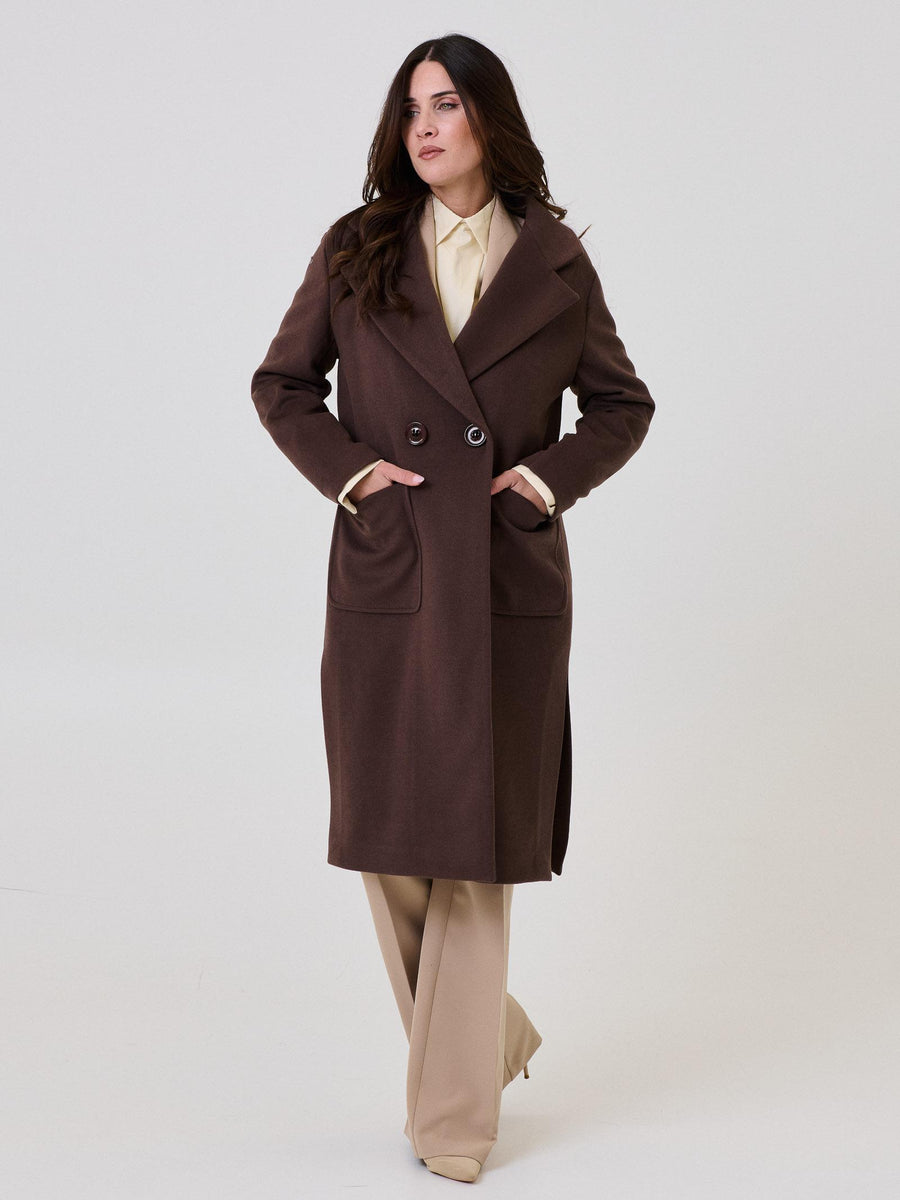 Cappotto doppiopetto "Eloise" Armoire marrone ELOISE FONDENTE Armoire 