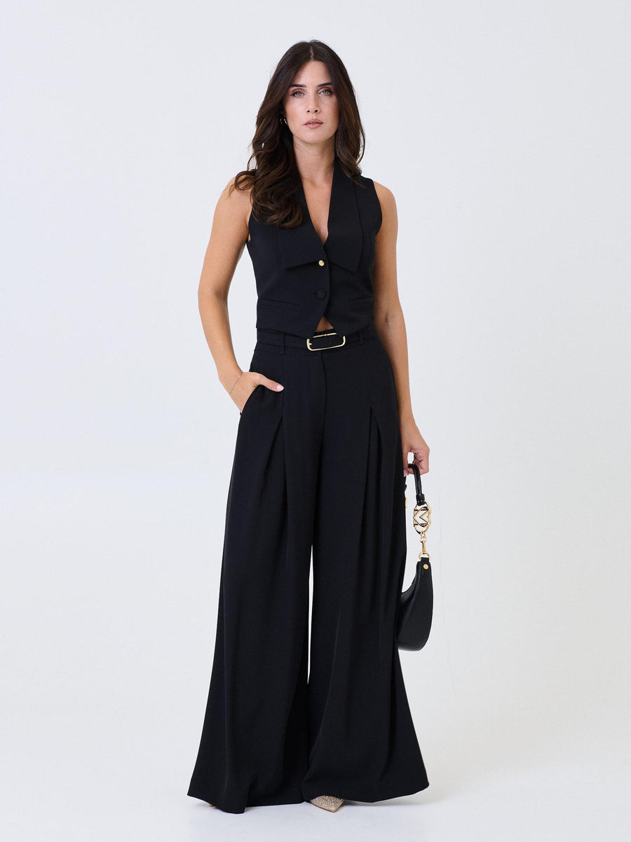 Gilet Imperial nero con bottoni e tasche LC97KHX NERO Imperial 