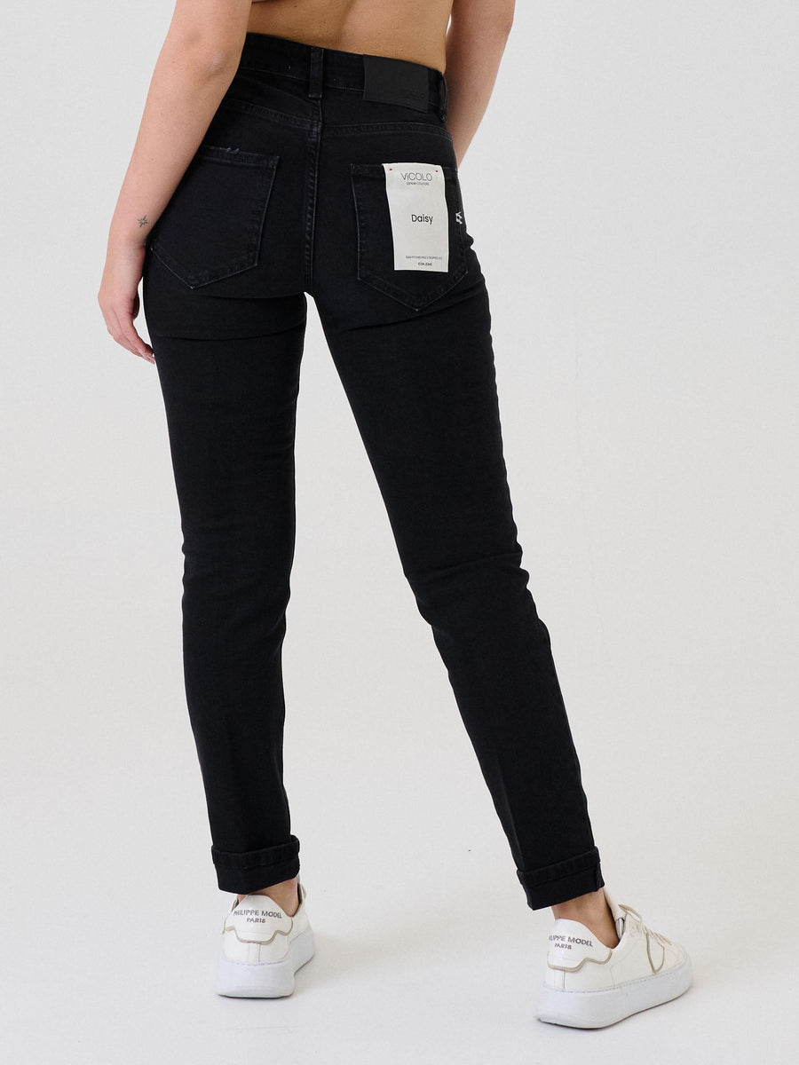 Jeans "Icon Daisy" Vicolo nero DF5120 NERO Vicolo 
