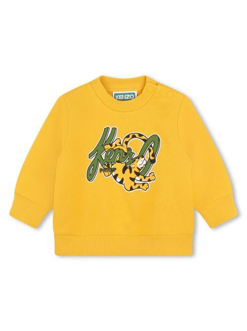 Felpa Kenzo gialla con stampa K60500 56A Kenzo 