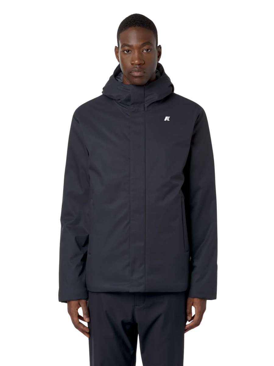 Giubbino "Jacko Twill Marmotta" K-Way blu K8133DW AL9 K-WAY 