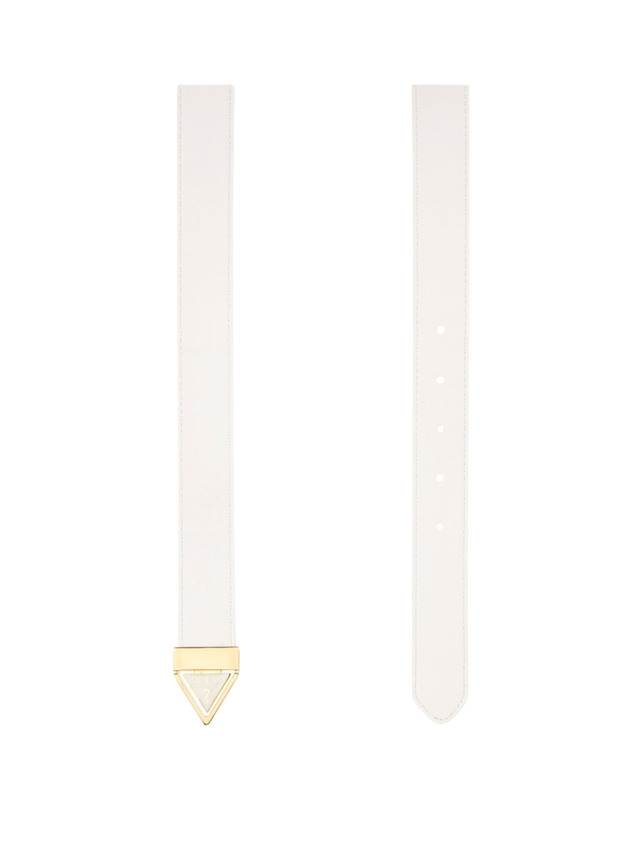 Cintura Guess bianca con fibbia triangolare BW9211P5130 WLO Guess 