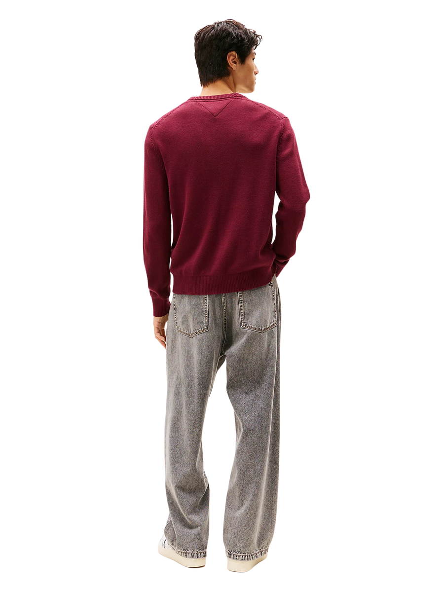 Pullover slim fit Tommy Hilfiger rosso DM0DM21787 XIU Tommy Hilfiger 