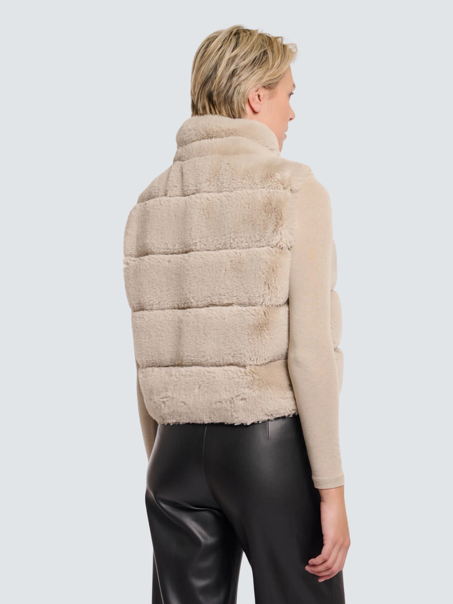 Giubbino gilet "May waistcoat" Rino & Pelle beige May.7002511 Birch Rino & Pelle 