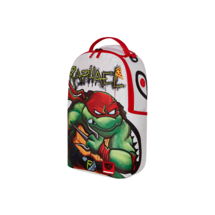 Zaino " TMNT Raphael " Sprayground bianco con ninja 910B7146 NSZ Sprayground 