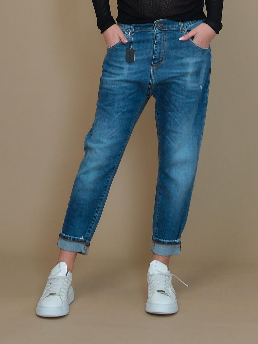 Jeans baggy Patriòt blu in denim PJM20 DNM Patriot 