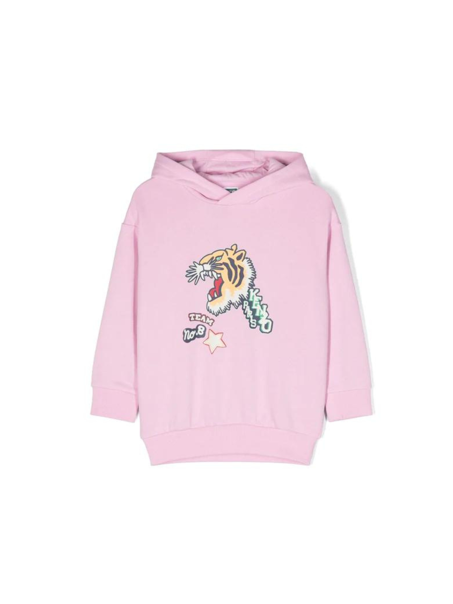 Felpa con stampa rosa K15693 456 Kenzo 