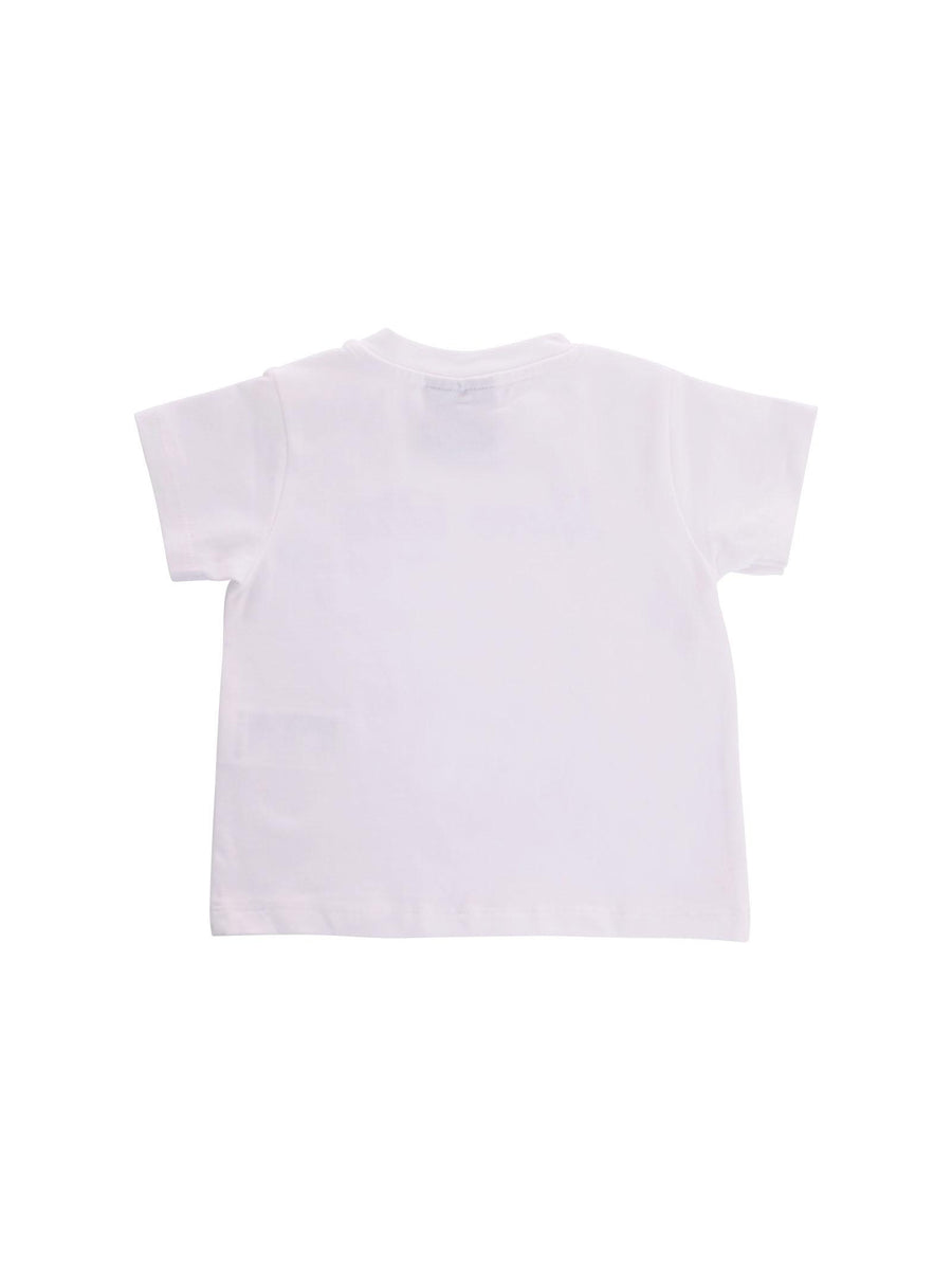 T-Shirt Marc Ellis bianca con logo frontale TS01433 WHT Marc Ellis 