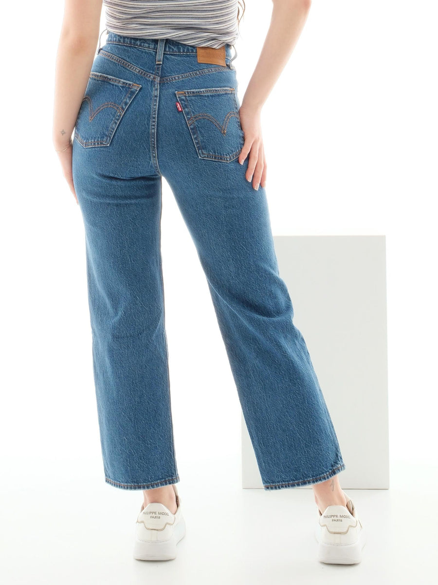 Jeans a vita alta Levi's blu in denim 72693-0117 U Levi's 