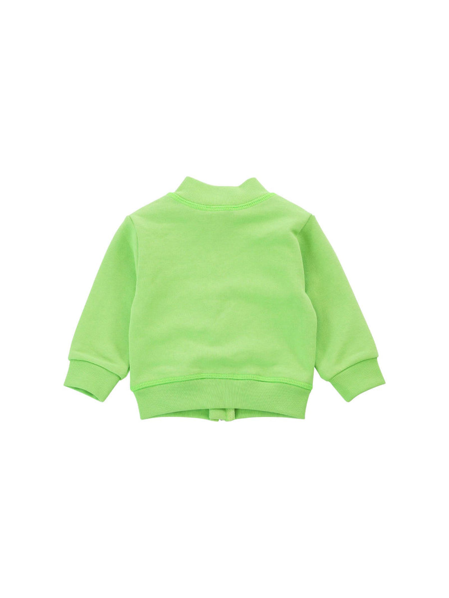 Felpa verde fluo full zip DQ0637D002Y DQ511 Dsquared 