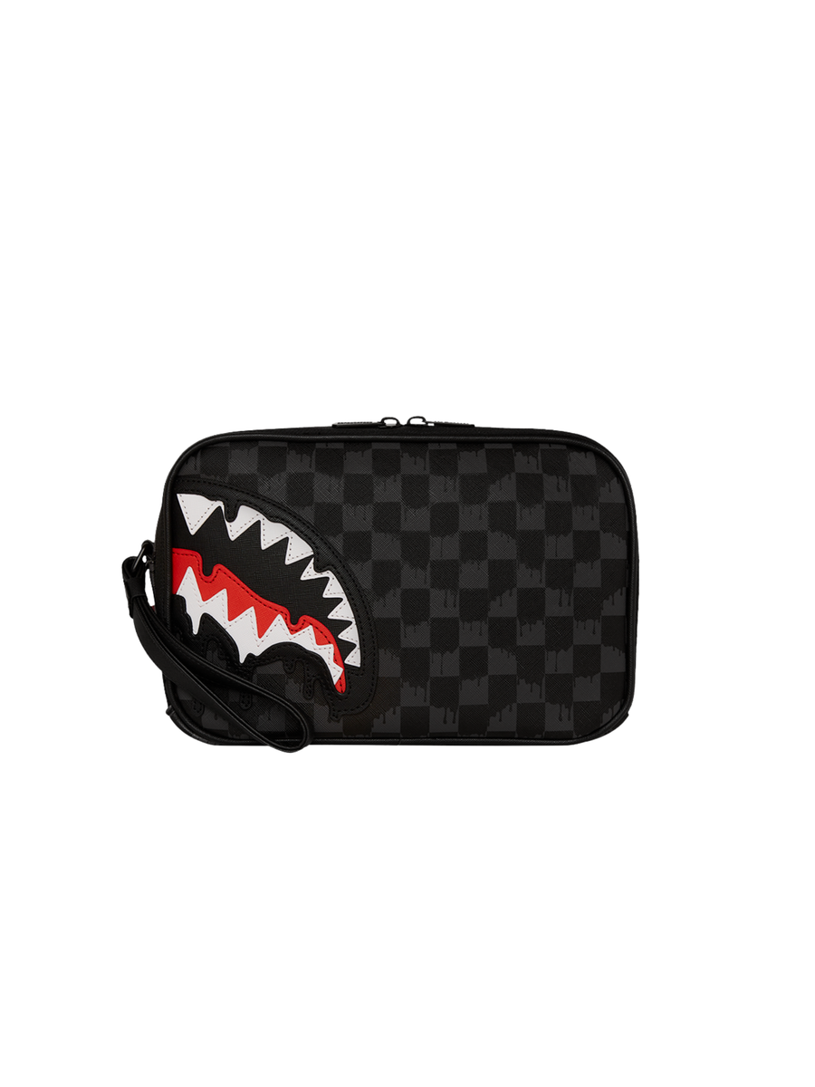 Pochette " Dripping Sharks in Paris Toiletry Brick" Sprayground nero 910B7968 NSZ Sprayground 