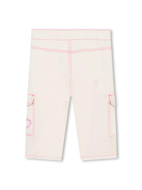 Pantalone cargo contrasto U20410 22A Billie Blush 