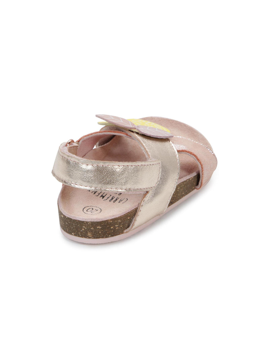 Sandali rosa con patch Y09050 ALBICOCCA Carrement Beau 