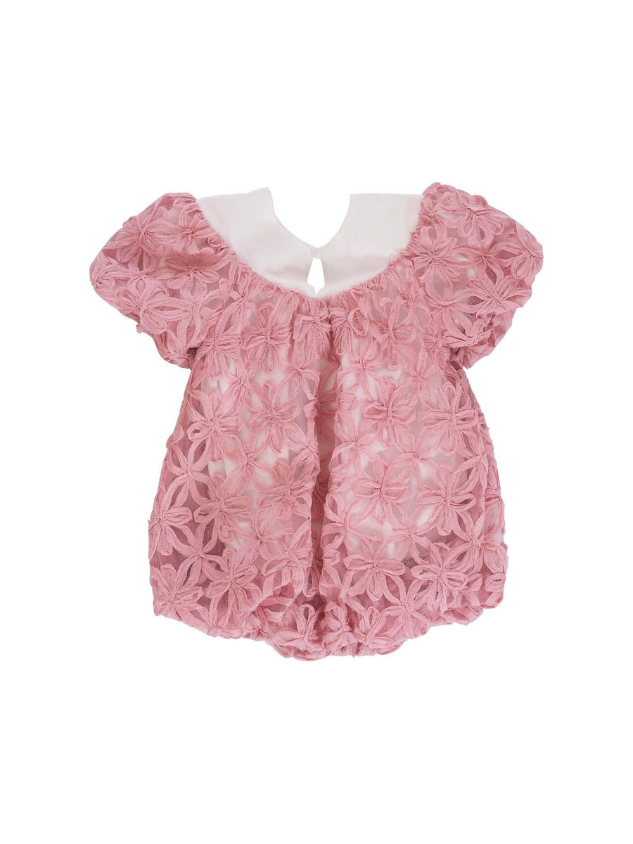 Abito Cocò et Mamà rosa a palloncino MIMOSA BABY ROSA Cocò et Mamà 