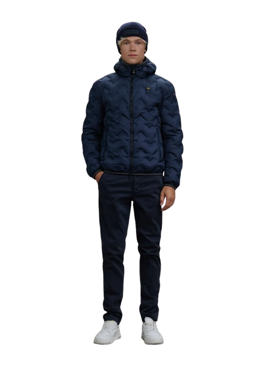 Giubbino ad angoli "Piery" Blauer blu BLUC03233 888TB Blauer 