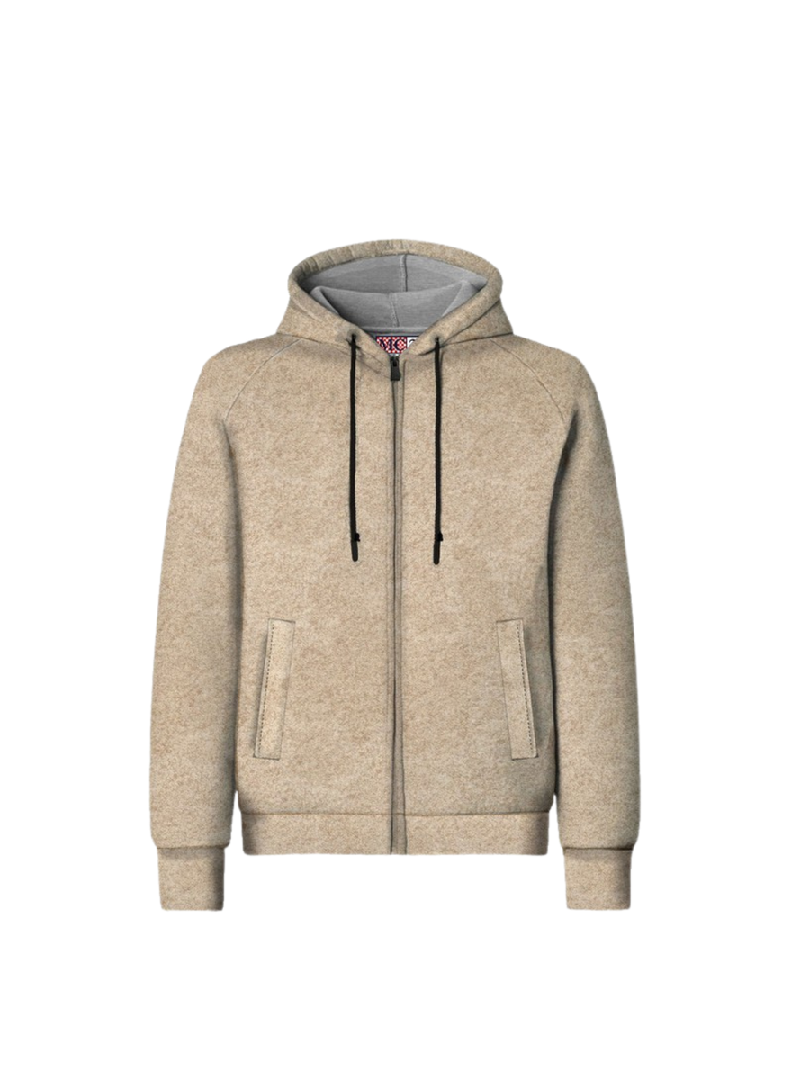 Felpa "Herringbone 15" Saint Barth beige CRR0002 00031I MC2 SAINT BARTH 