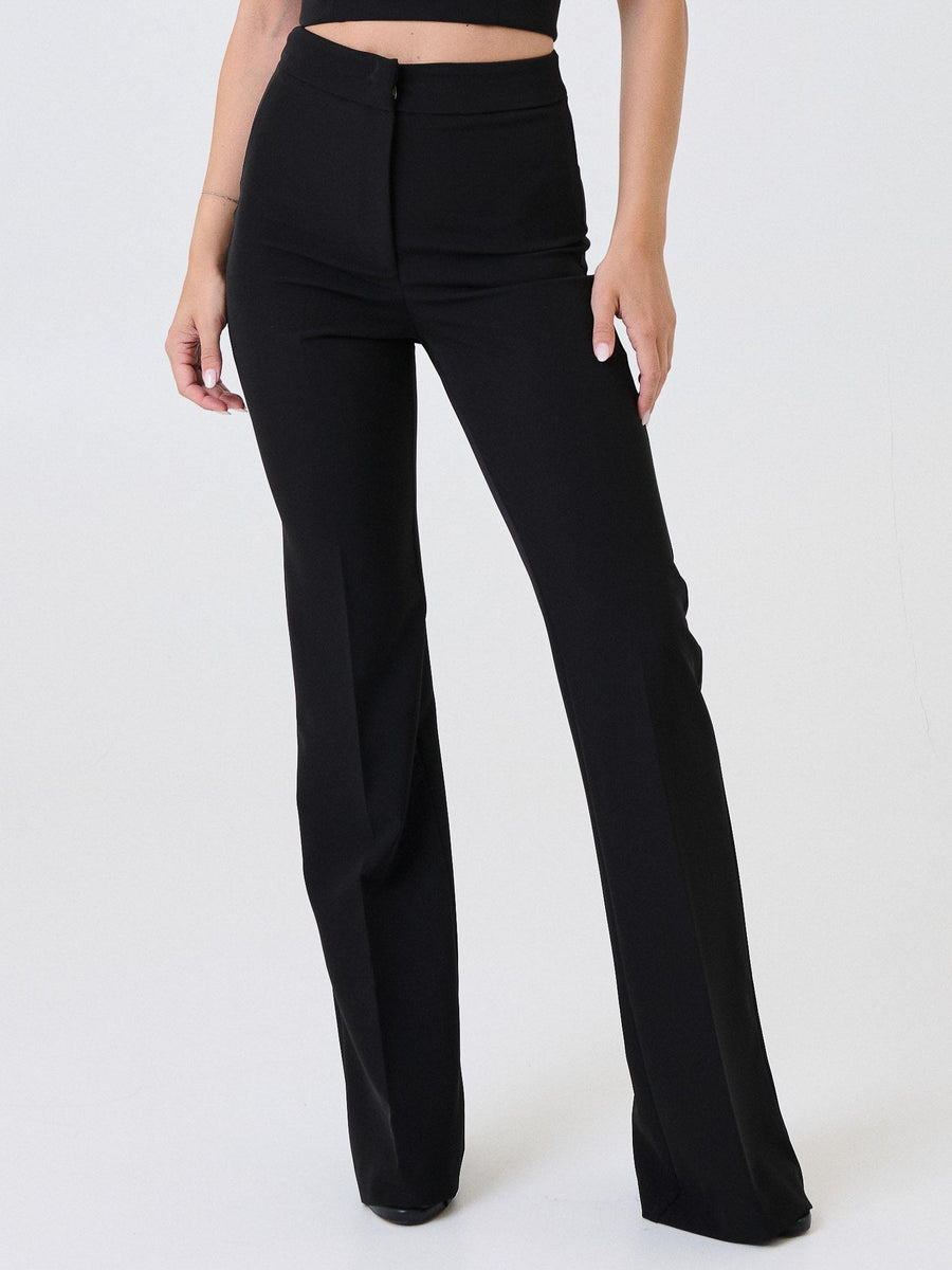 Pantalone "flare" Silence Limited nero NP2003GOLD BLACK Silence Limited 