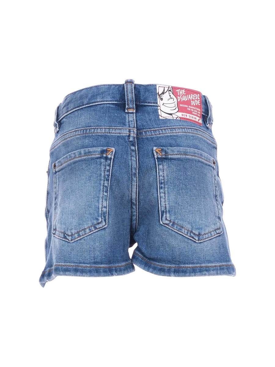 Shorts in jeans Dsquared blu DQ0787 DQ01 Dsquared 
