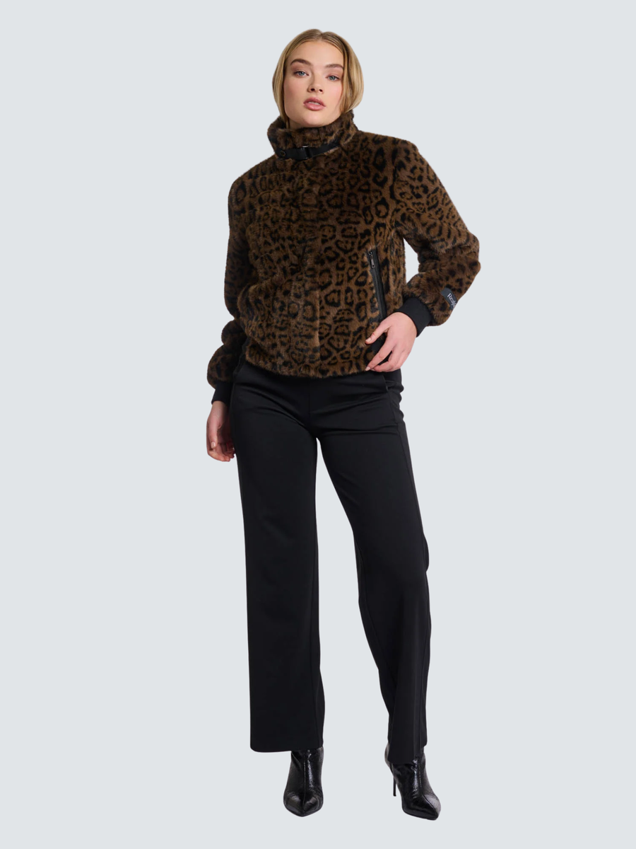 Giubbino in ecopelliccia "Ambra" Rino & Pelle leopardato Ambra.7012511 Leopard Rino & Pelle 