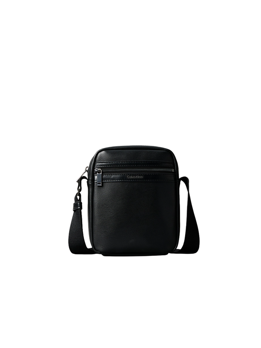 Borsello Calvin Klein nero con zip testurizzata LV04D3264G UB1 Calvin Klein 