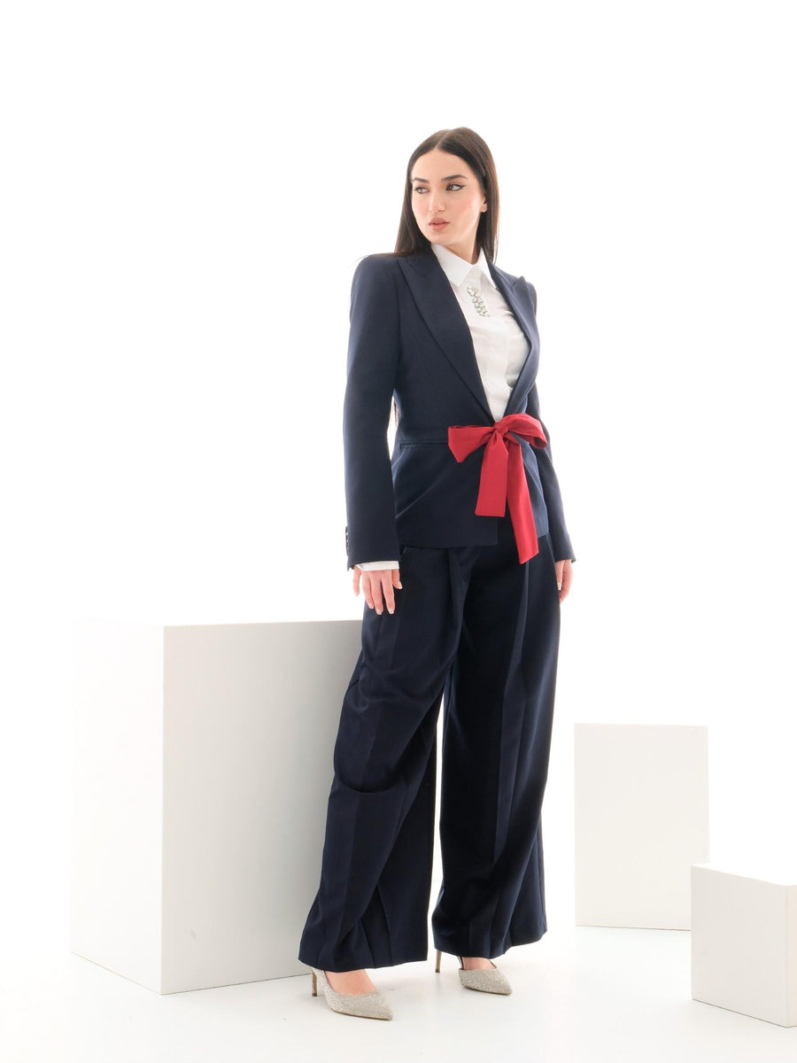 Camicia Imperial bianca con dettagli gioiello CMS1JFP BIANCO Imperial 