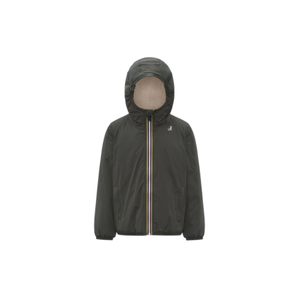 Giubbino "P. Le Vrai 4.0 Claude Orsetto" K-Way verde scuro K7142TW WMR K-WAY 