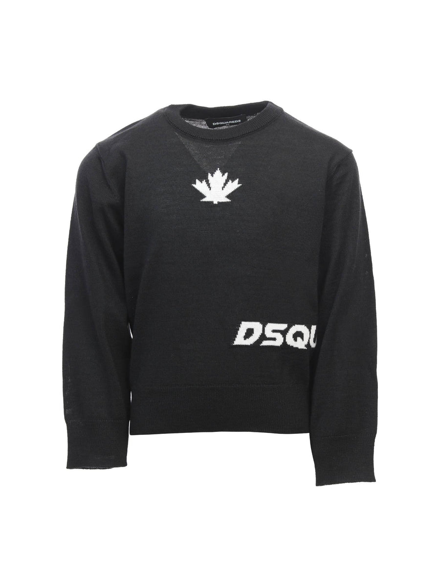 Maglioncino in filo di lana DQ2453D003F DQ900 Dsquared 